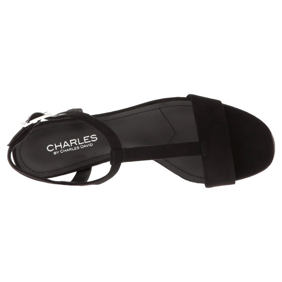 Charles By Charles David‎ Miller Women Open Toe Sandals black suede 9.5M (1647) - Picture 5 of 10